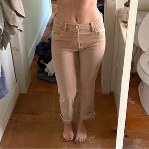 MOTHER Tan Denim Jeans